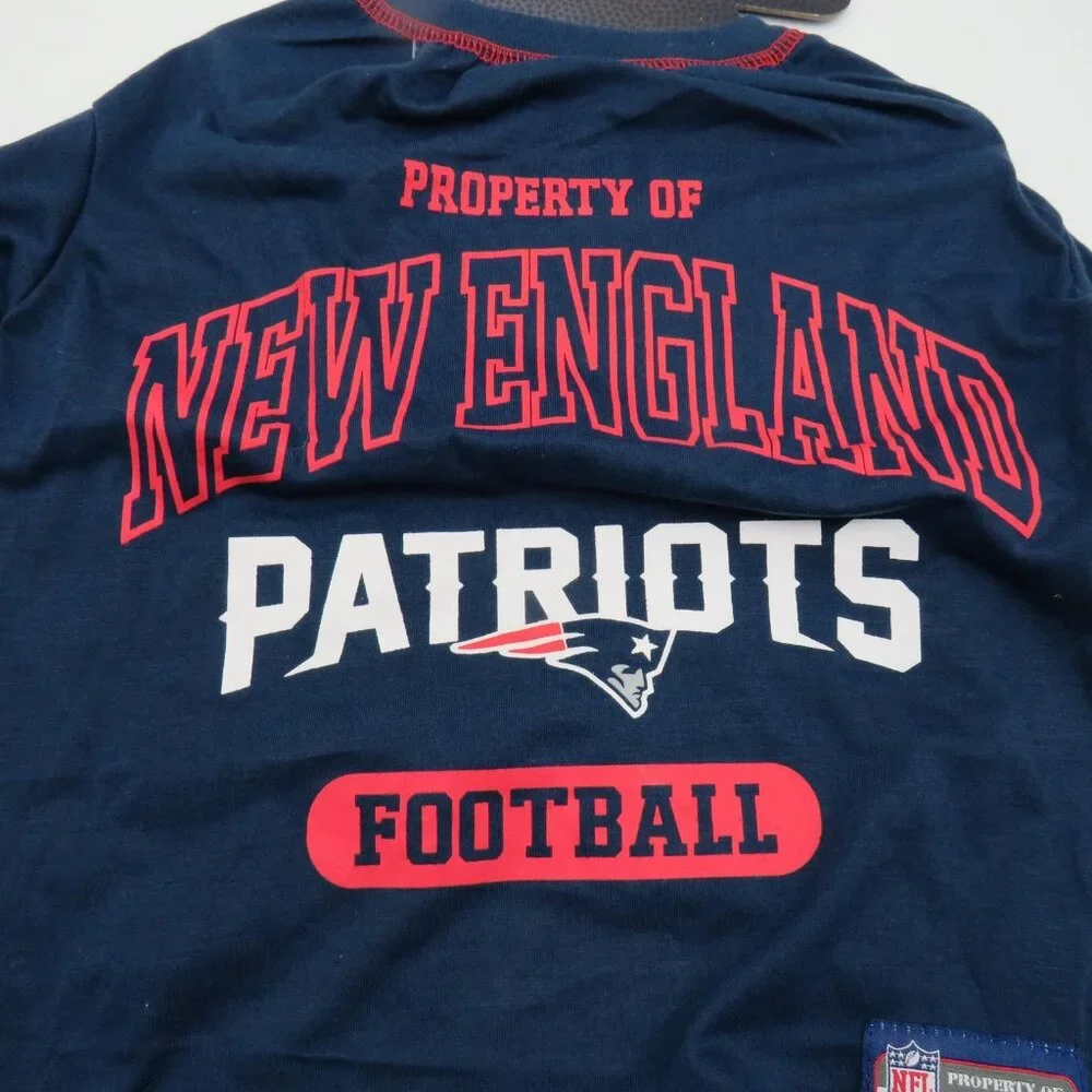 New England Patriots Pet Shirt Large NFL Dog Tee Football Licensed‎ Gear